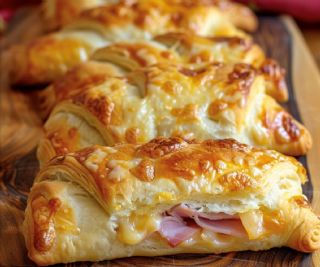 HAM AND CHEESE CRESCENT ROLLS image