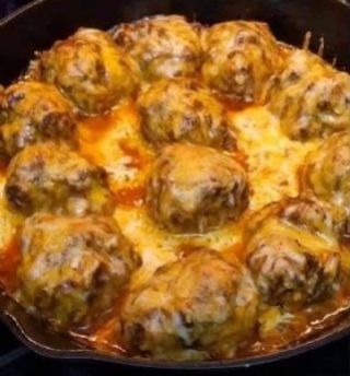 Low Carb Enchilada Meatballs image