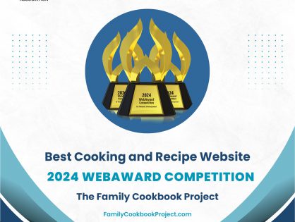 Family Cookbook Project Wins Best Cooking and Recipe WebAward From The Web Marketing Association