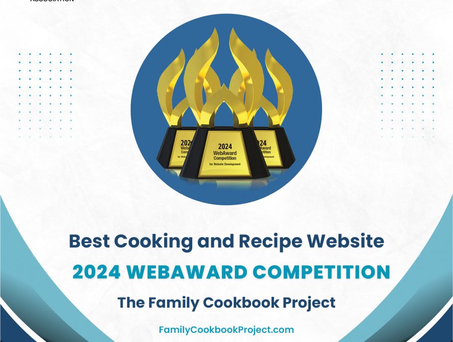 Family Cookbook Project Wins Best Cooking and Recipe WebAward From The Web Marketing Association